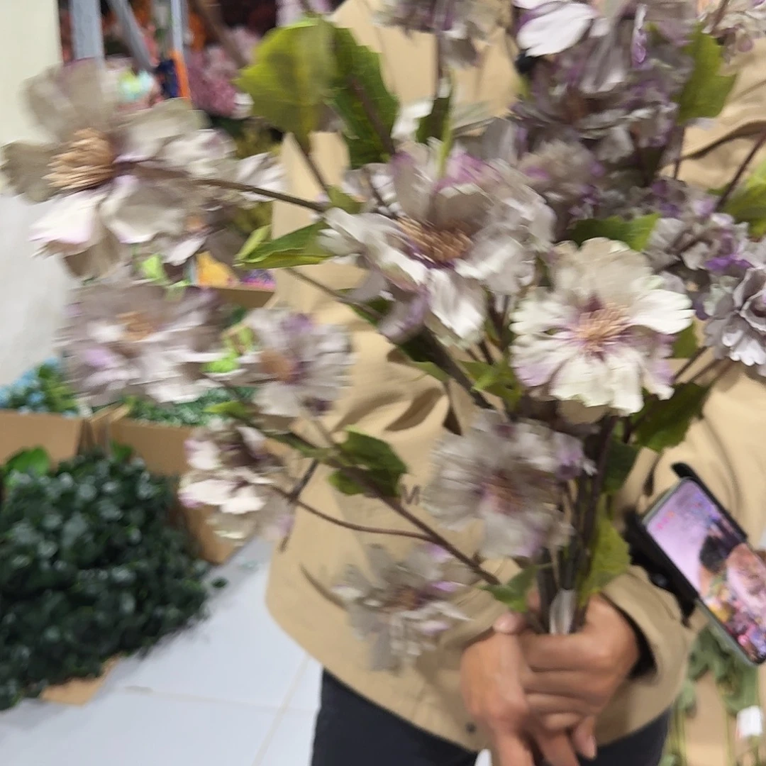 咖紫色多头花5枝装