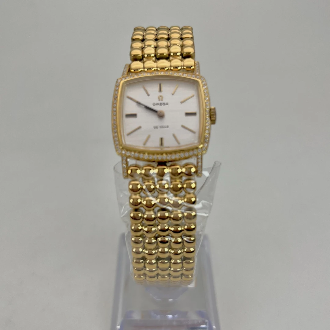 95新 Omega/欧米茄 21mm手动机械表YTS3431碟飞系列后钻瑞士表