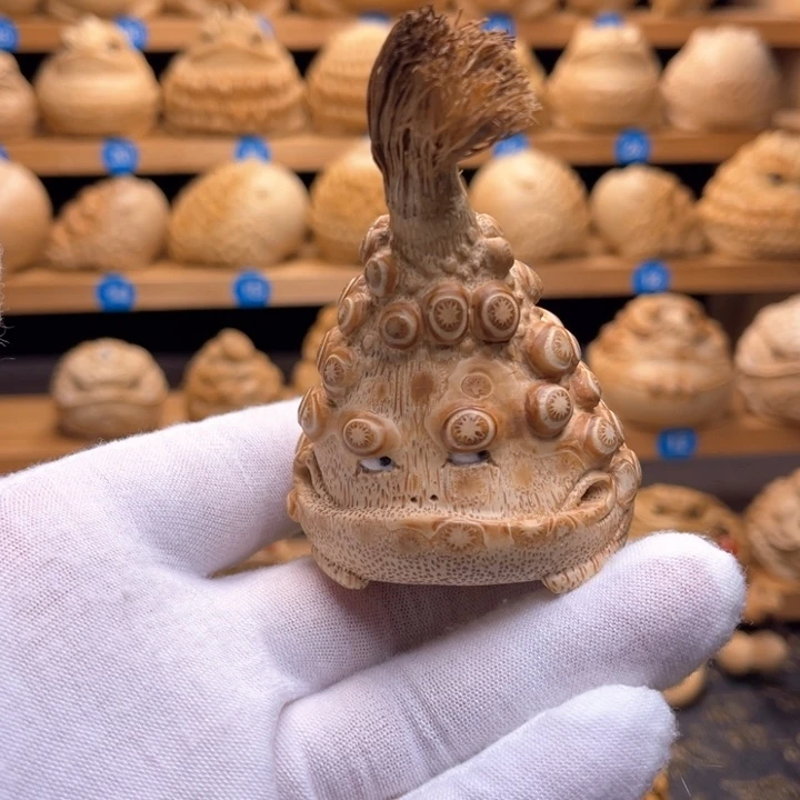 光***落竹根雕 纯手工制作的