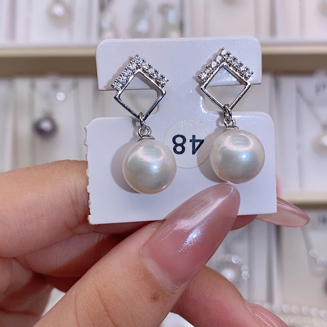 未镶嵌耳饰淡水珍珠