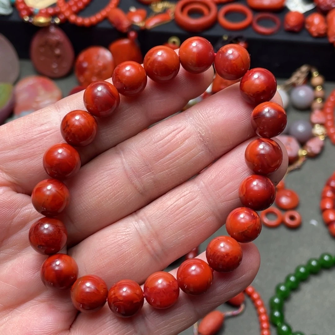 南红玛瑙未镶嵌颈饰