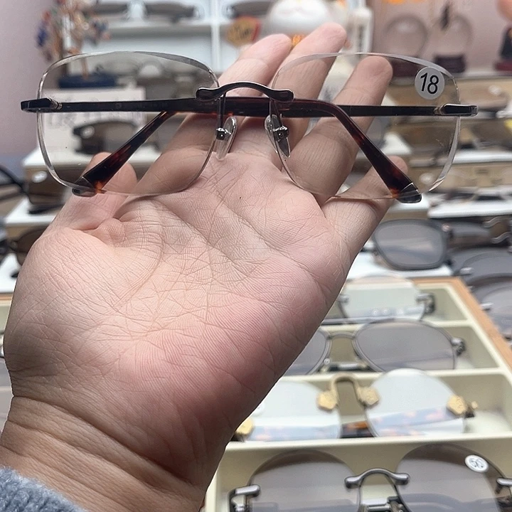 珠宝半成品未镶嵌水晶天然水晶眼镜