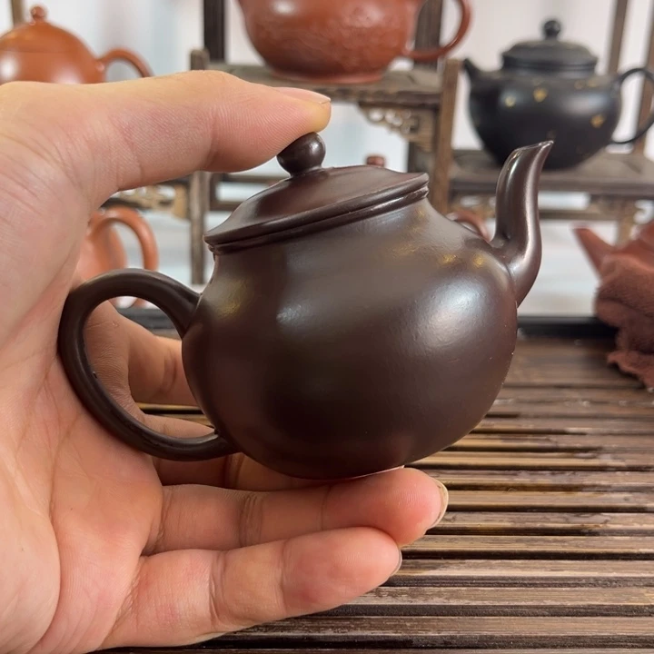 原矿紫砂手工制作