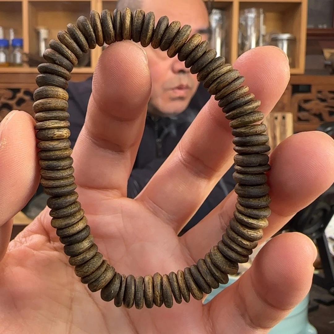 沉香手串奇楠沉水片料9.8克