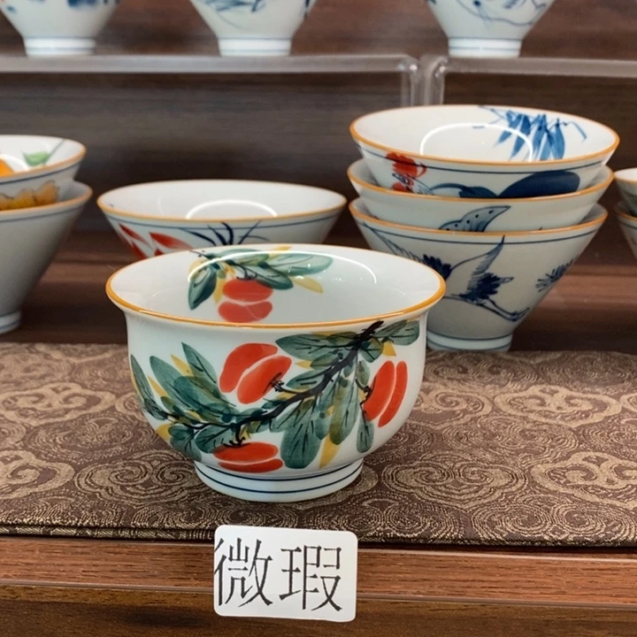 釉下老陶泥手工绘制