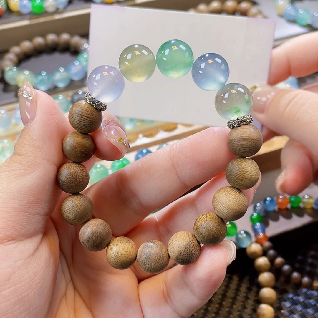 【闪购商品】未镶嵌手链翡翠马卡龙