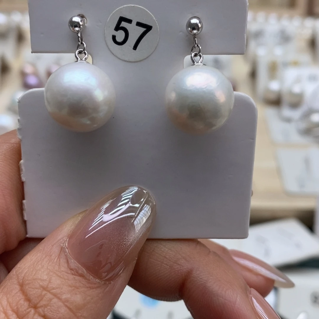 银S925镶嵌淡水珍珠颈饰