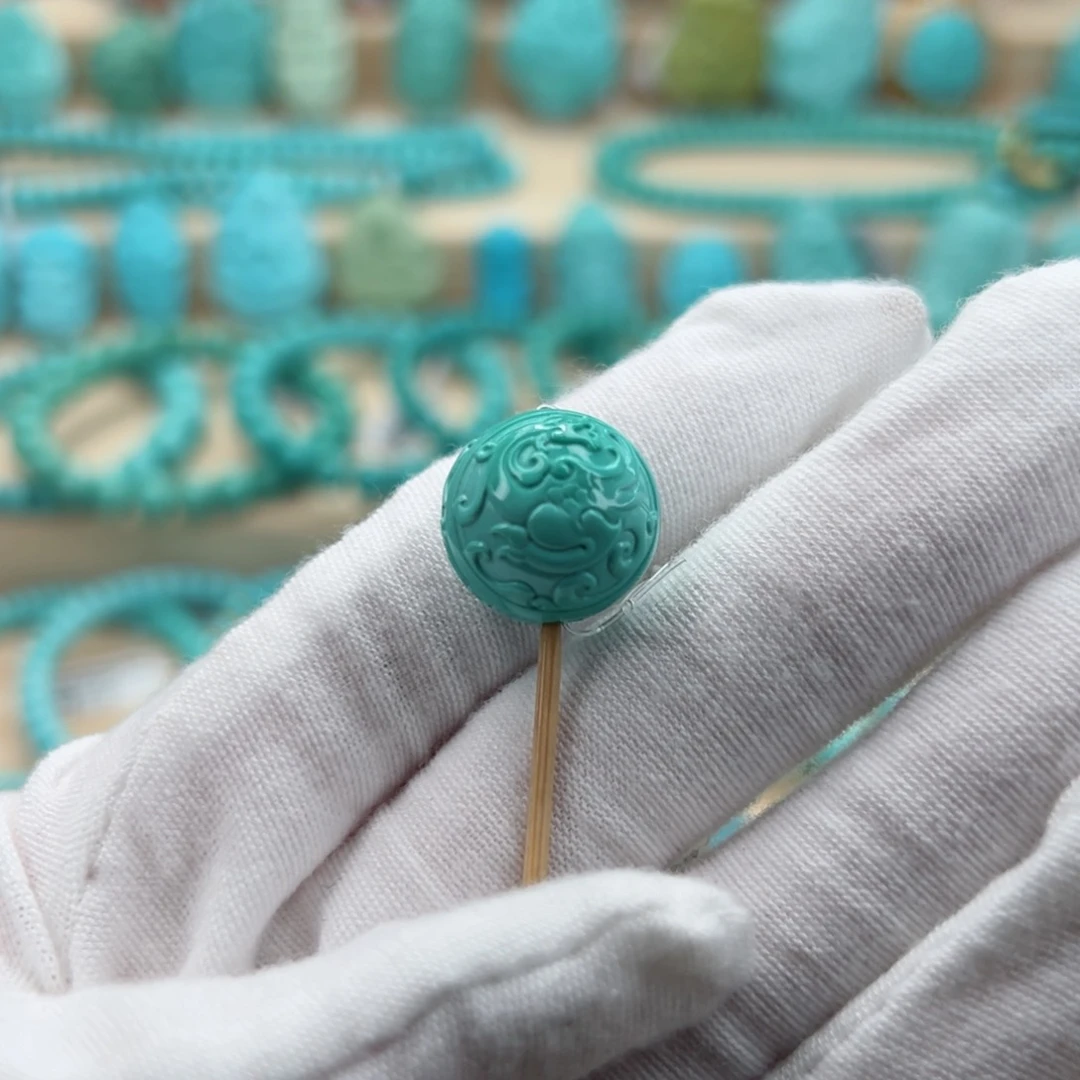 绿松石珠宝奇石未镶嵌