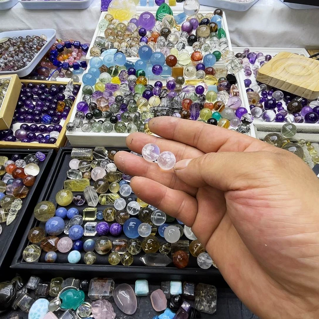 查罗石合金珠宝半成品行***机