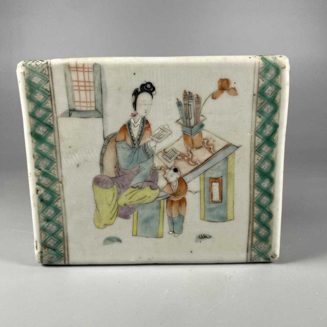预展勿拍［022031051］粉彩人物书挡