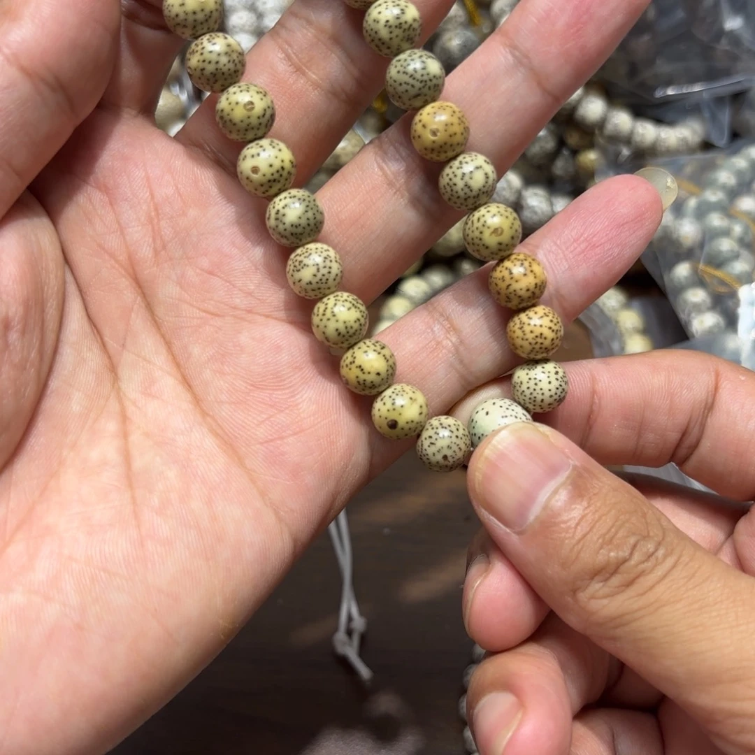 星月菩提手串星月石玉料9圆单圈