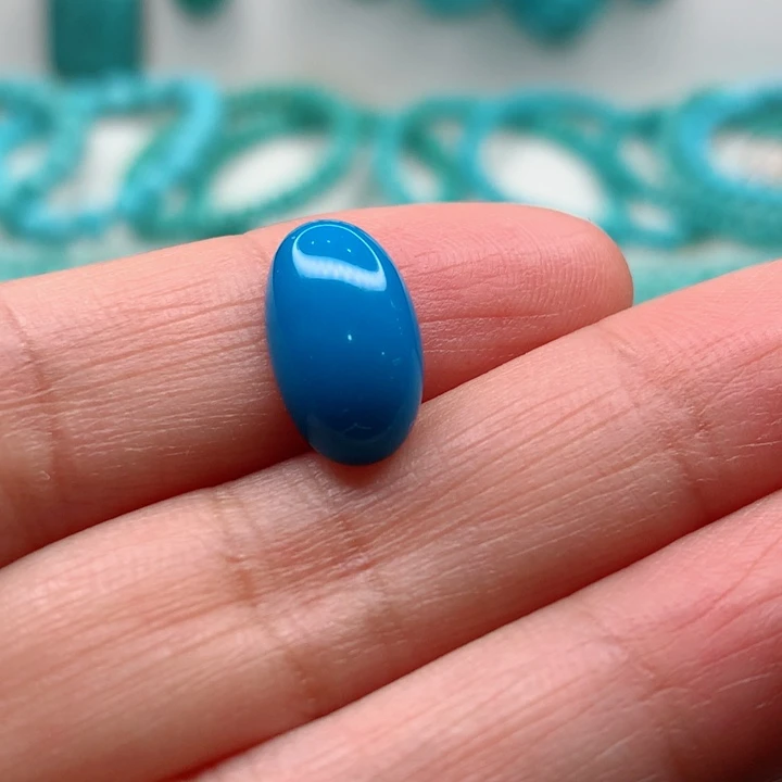 绿松石未镶嵌戒面