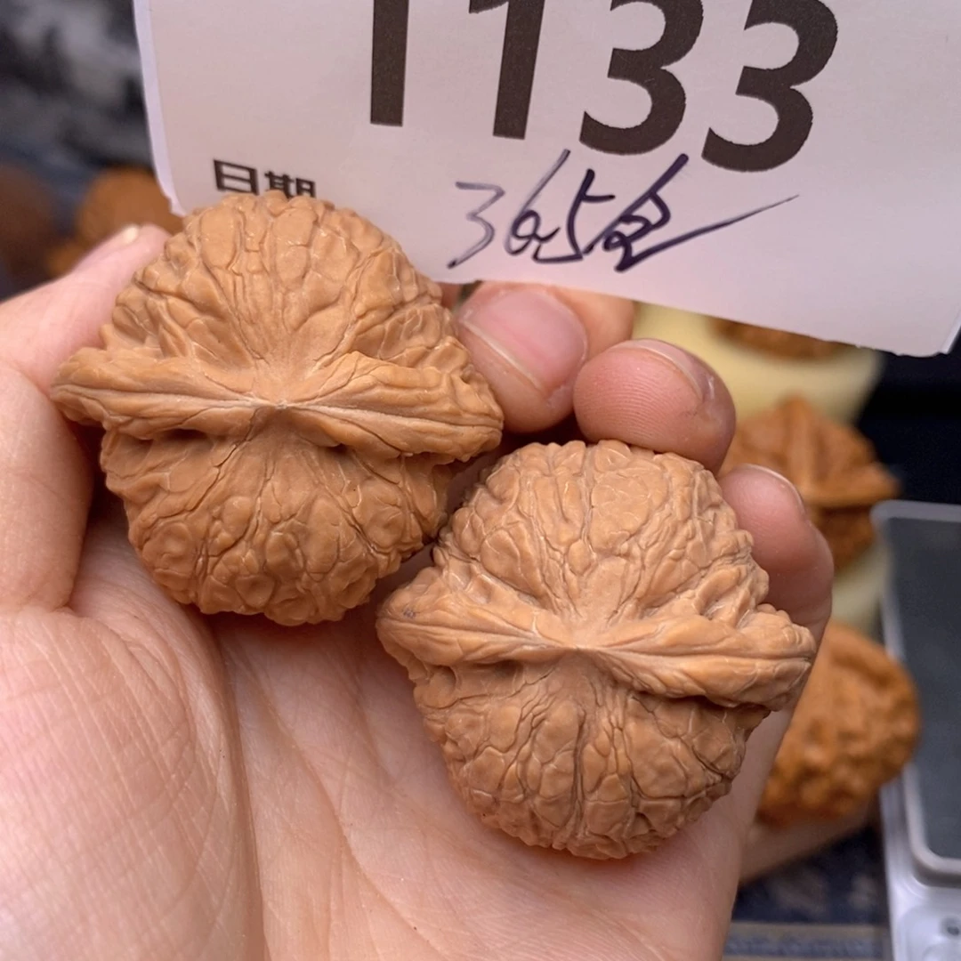 文玩核桃把件1133号36.5全品乾隆