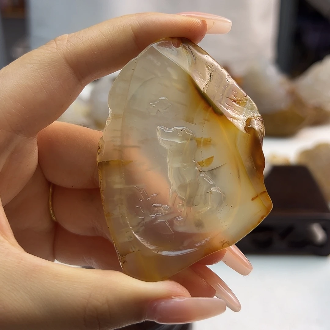 玛瑙/玉髓未镶嵌项链