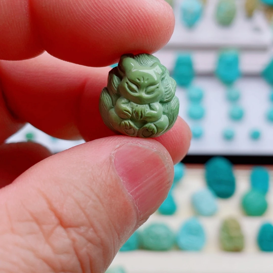 绿松石未镶嵌吊坠(不含链)