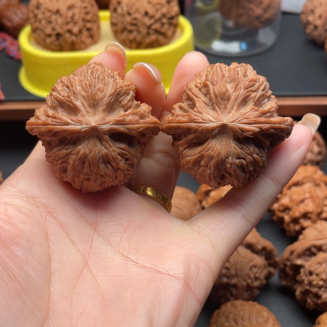 力***力把件文玩核桃磨盘43