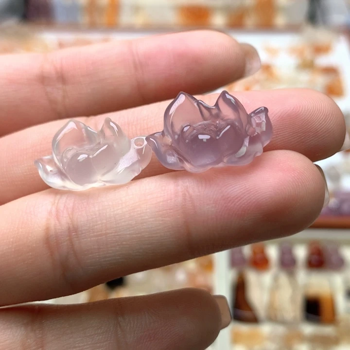 玛瑙/玉髓未镶嵌玛瑙莲花