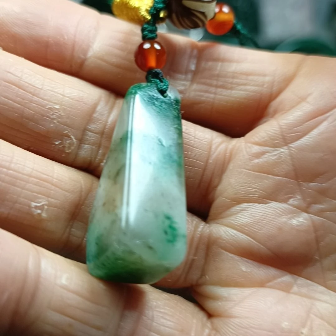 独山玉未镶嵌包挂件