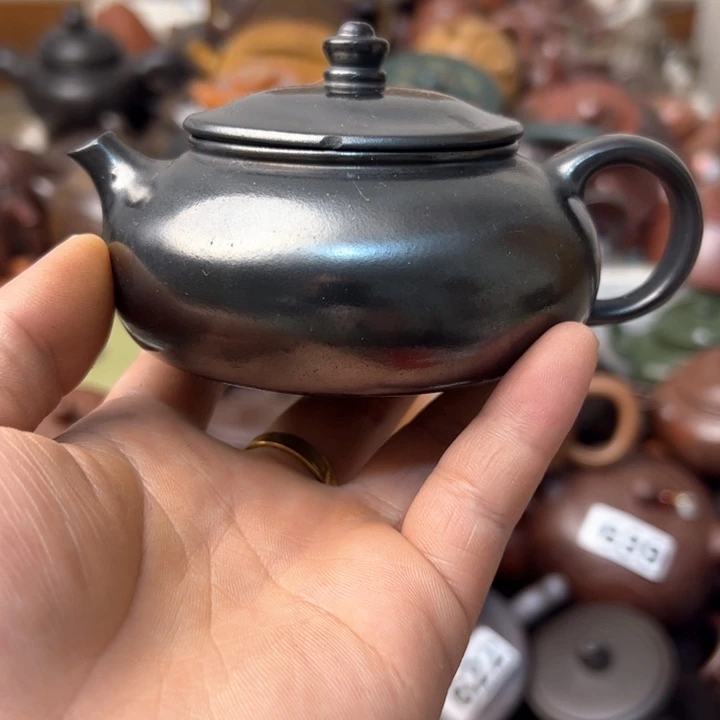 紫砂茶壶紫砂壶盖磕碰起痘底部毛边