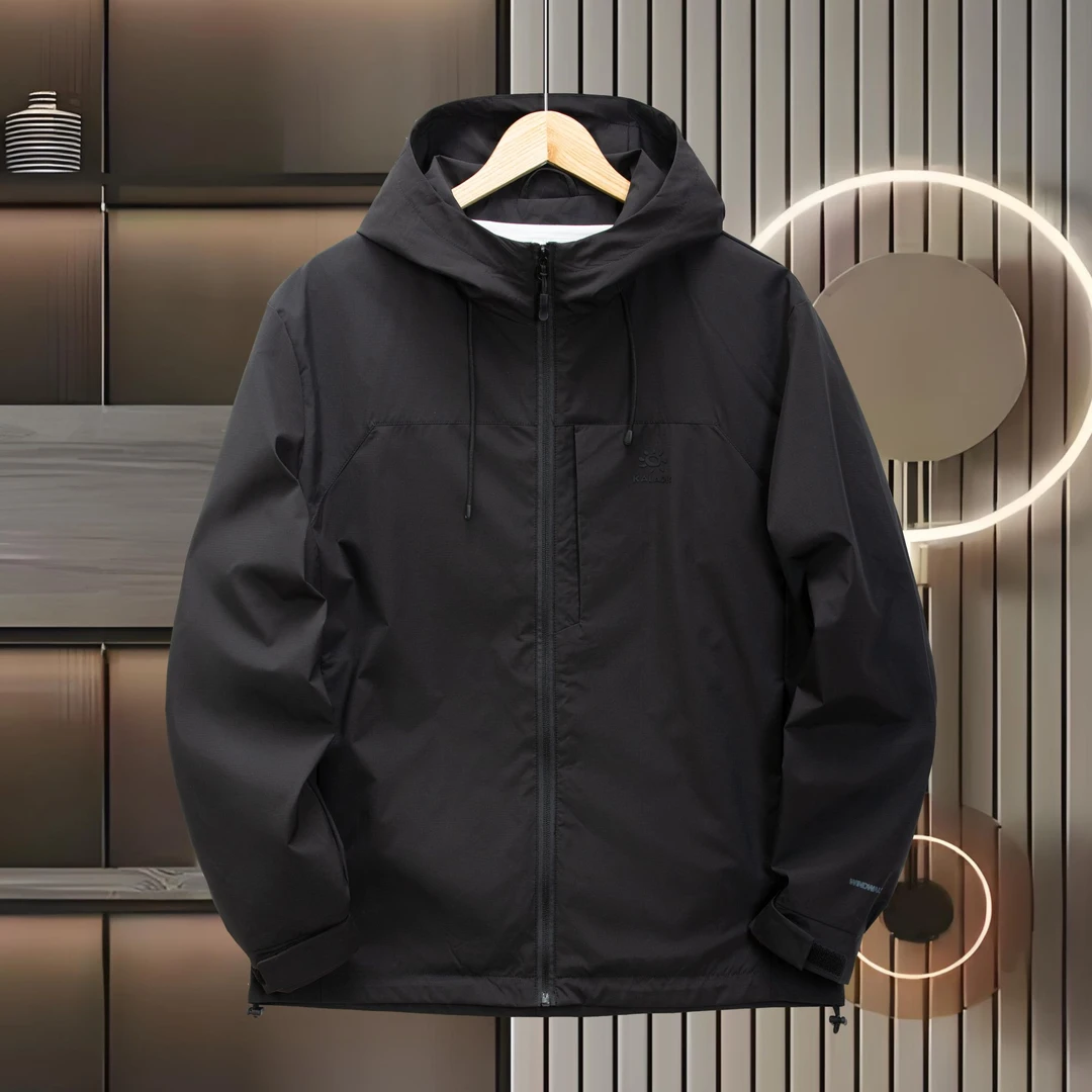 2025秋季新款男士大码休闲夹克加肥加大软壳冲锋衣防风防水透气