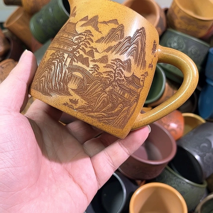 茶杯紫砂全手工紫砂主人杯