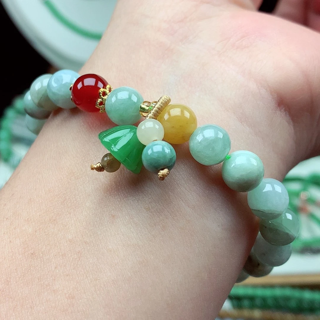 未镶嵌手链翡翠翡翠