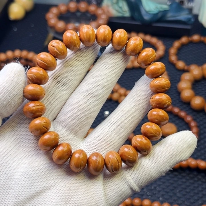 桃核手串善*缘12尺寸龙纹算盘