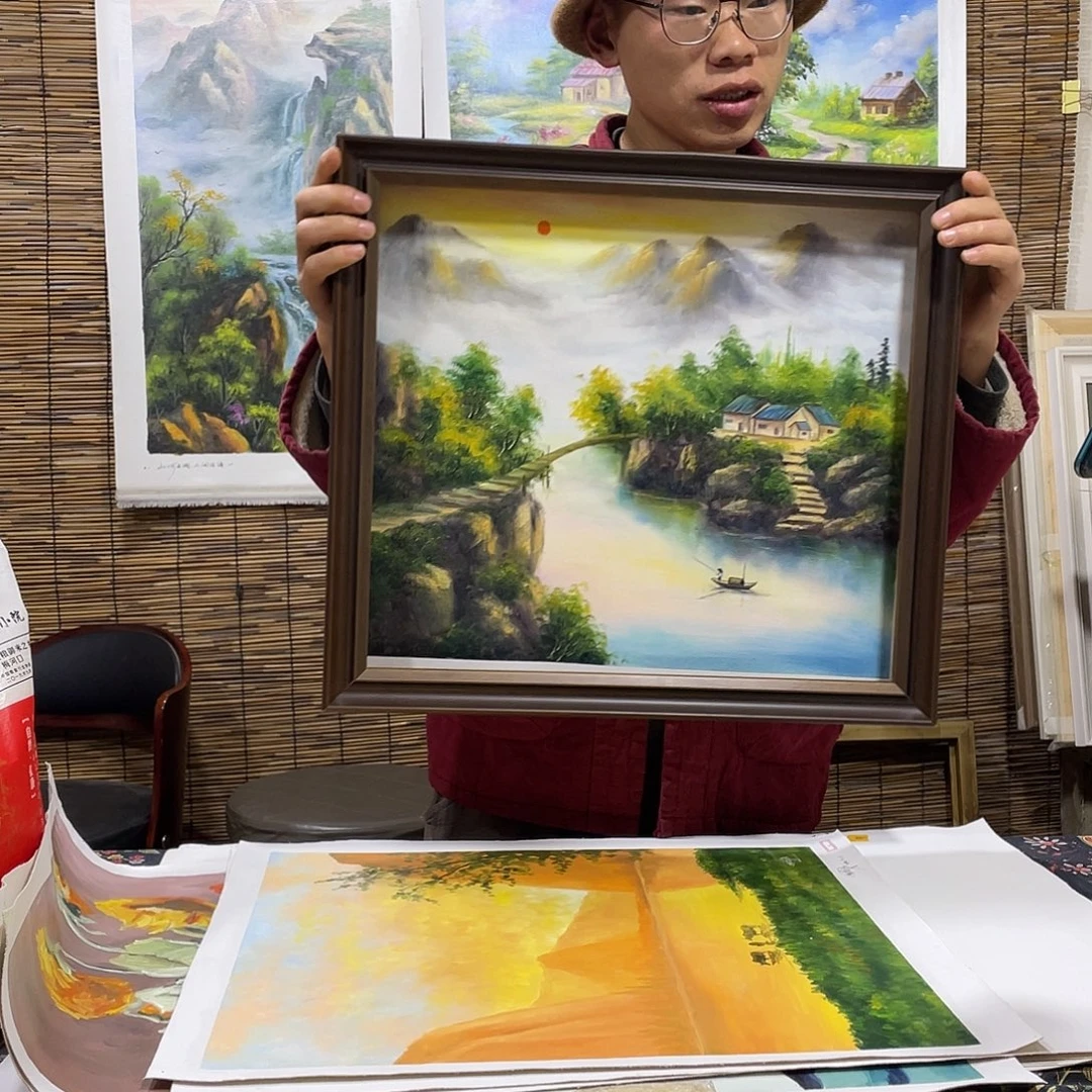 油画薇爽帮恭喜竞拍成功！