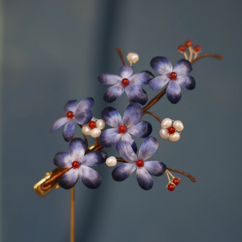 【花海】非遗桑蚕丝绒花蝴蝶家居饰品摆件日常