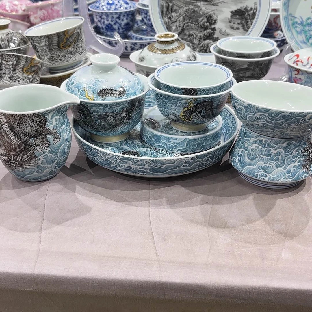 瓷片景德镇瓷器艺术半手
