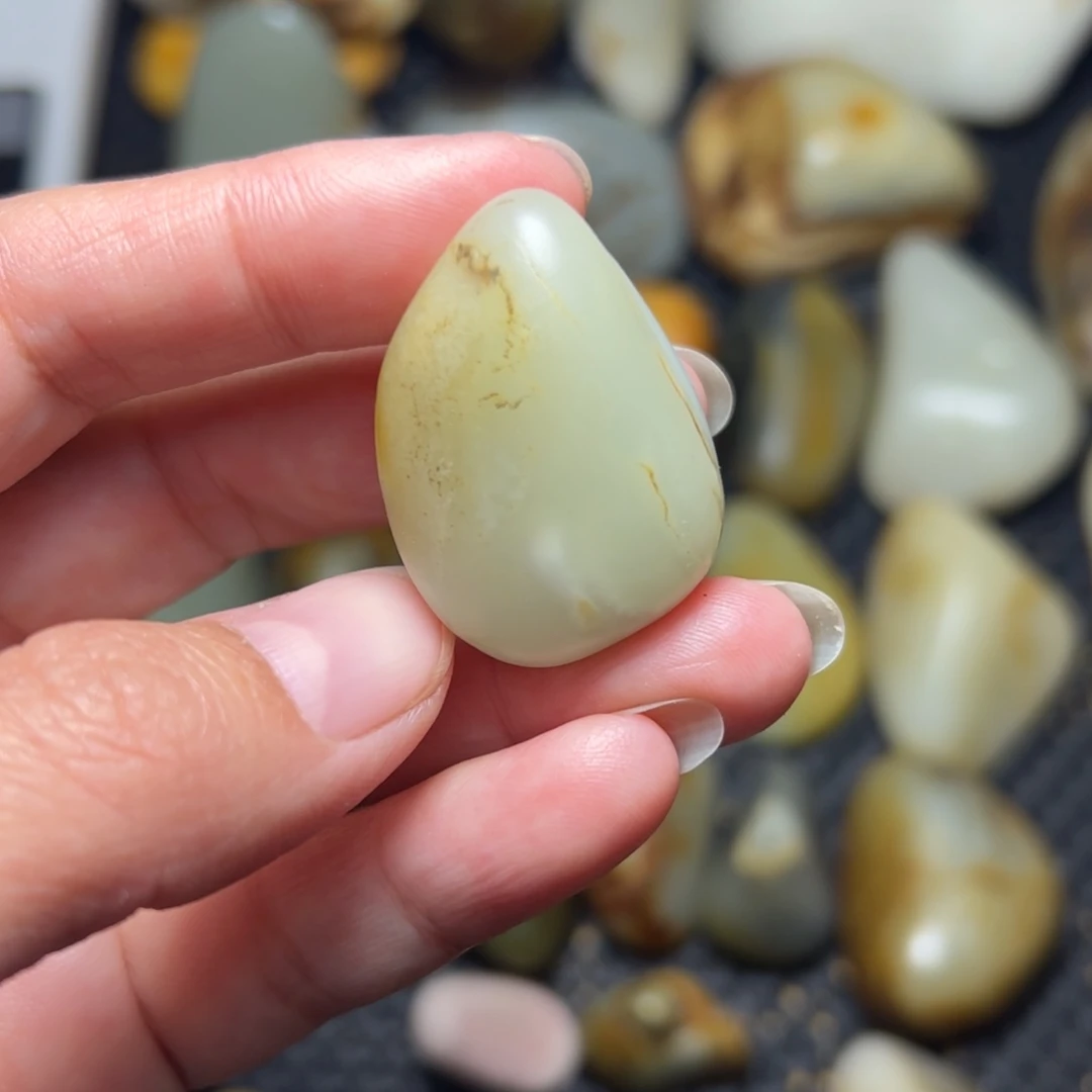 和田玉未镶嵌挂件59