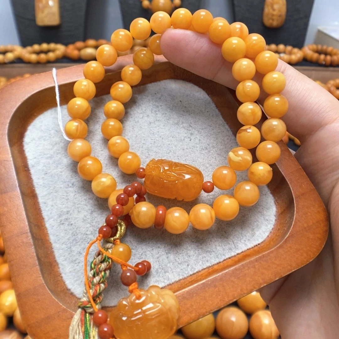 蜜蜡未镶嵌手链蜜蜡