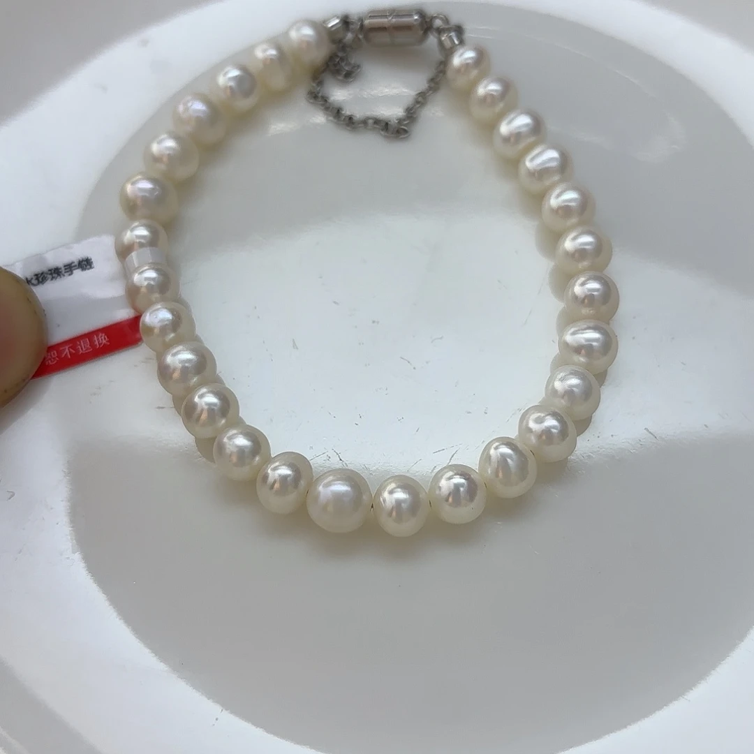 颈饰淡水珍珠未镶嵌无核6-7mm