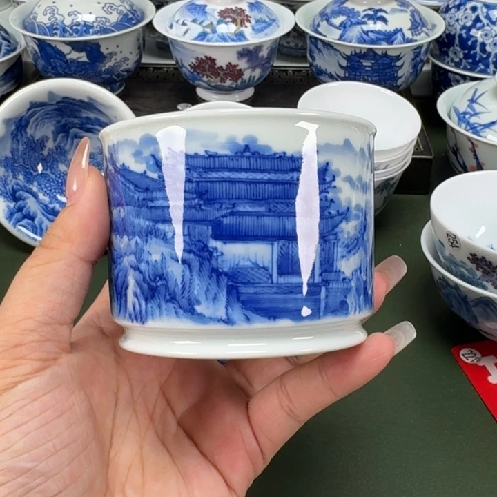 景德镇纯手工手绘茶器蒙蒙