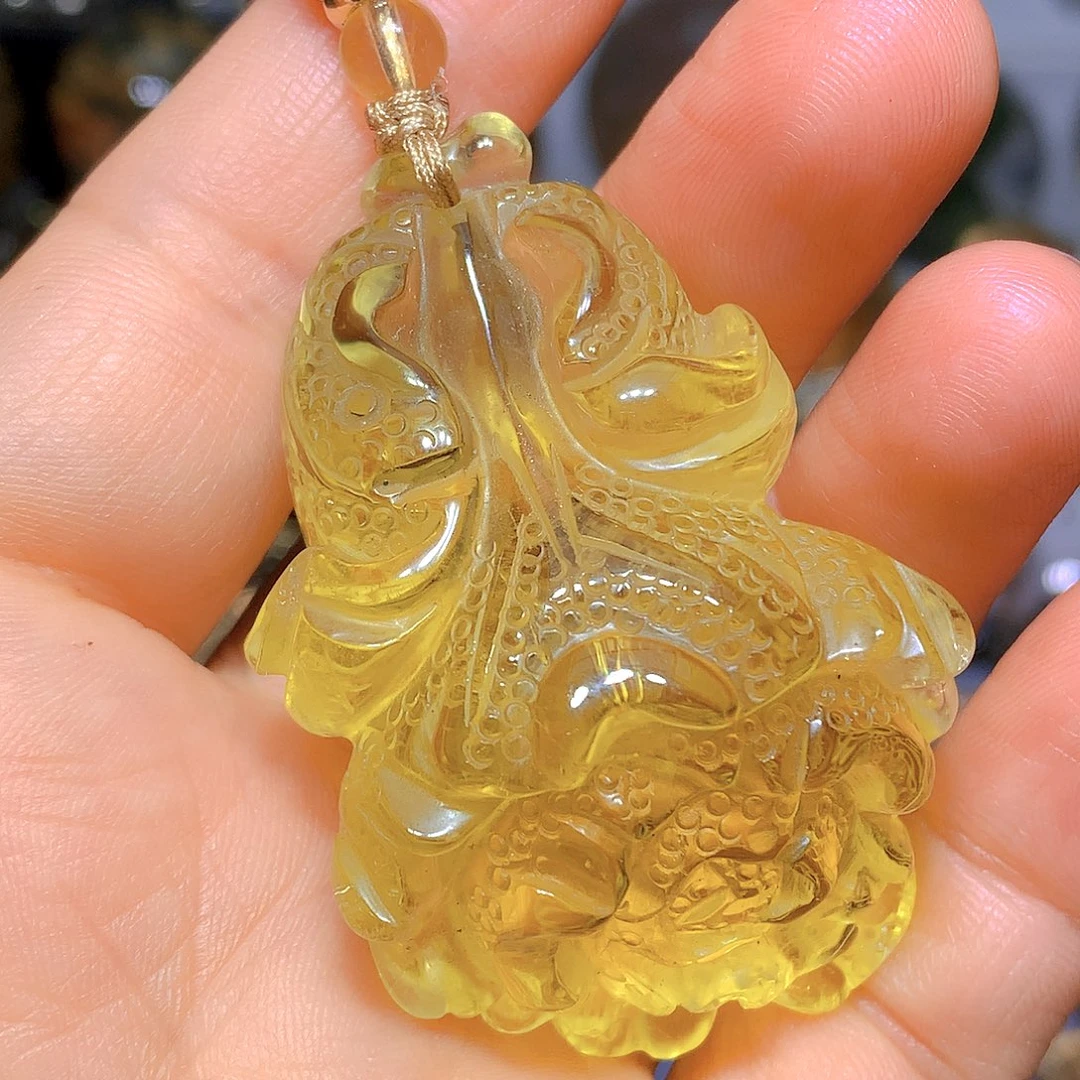 吊坠未镶嵌水晶天然水晶