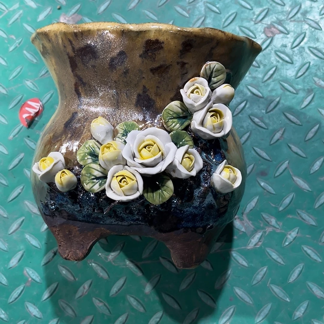 41 号陶然花器多肉植物手工花盆厂家直