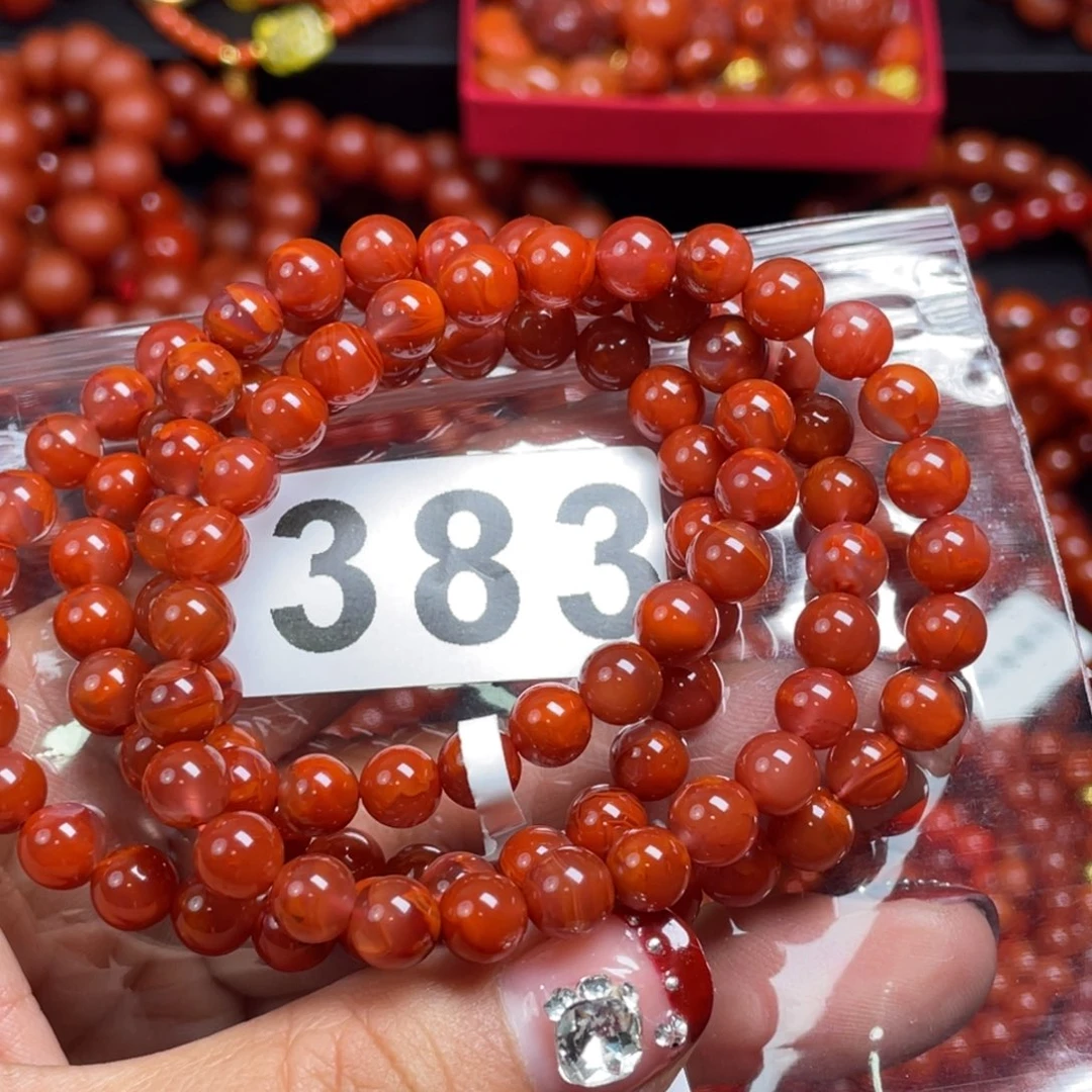 南红玛瑙手串未镶嵌J***b