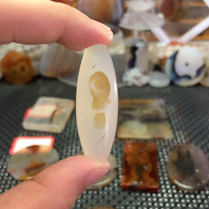 玛瑙/玉髓颈饰合金