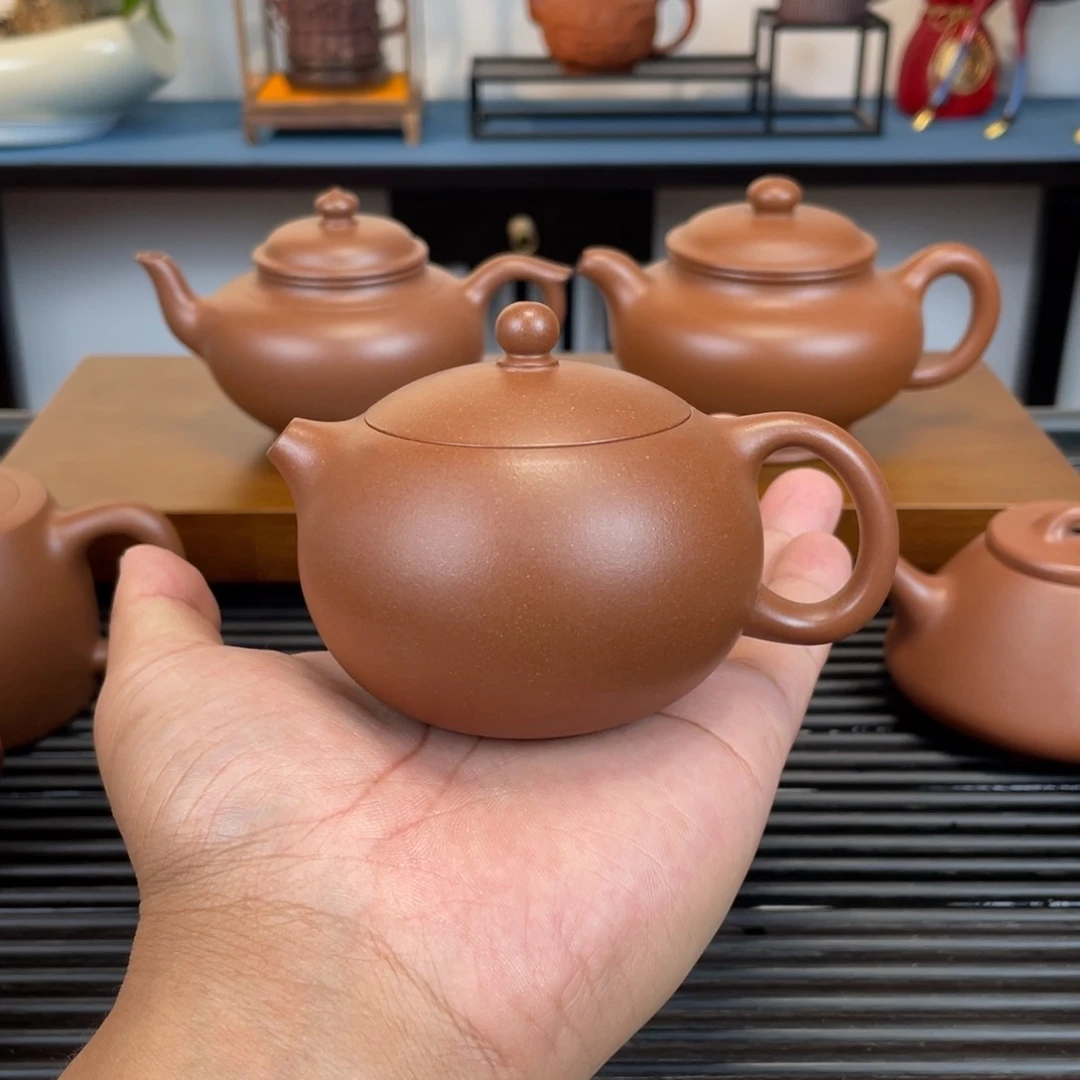 茶壶紫砂台西紫泥西施150cc