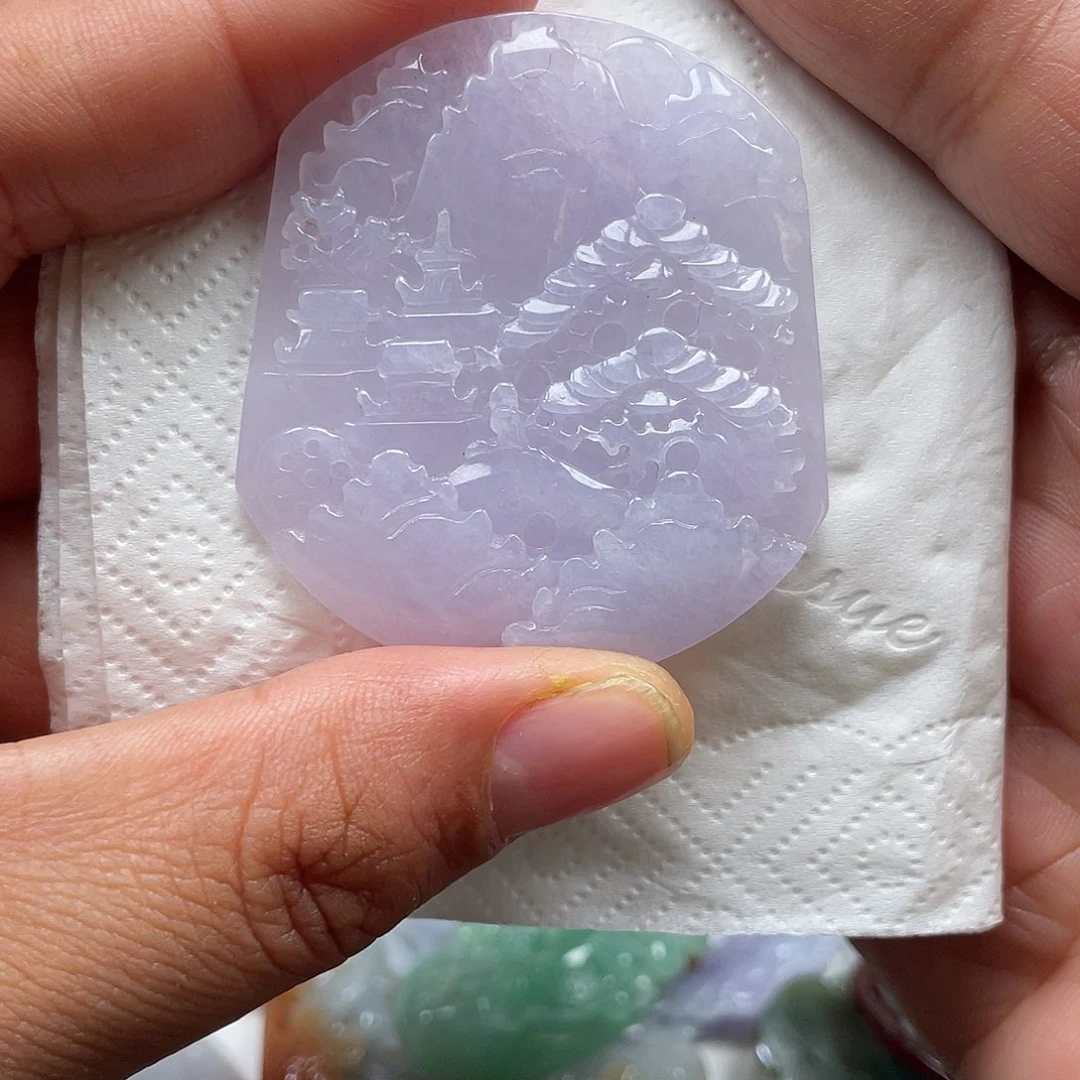 颈饰未镶嵌翡翠翡玉缘翡翠