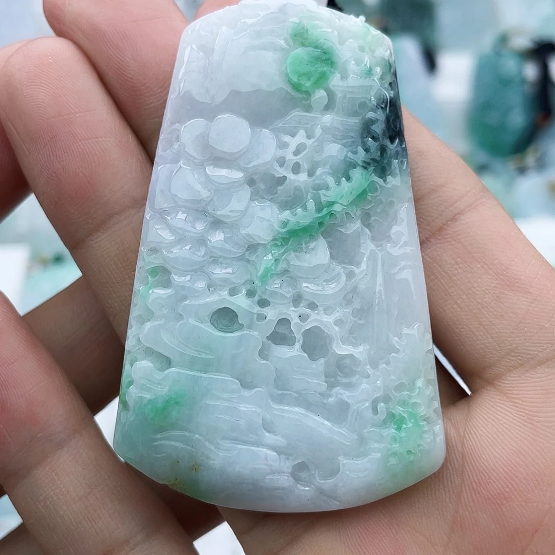 颈饰未镶嵌翡翠翡翠