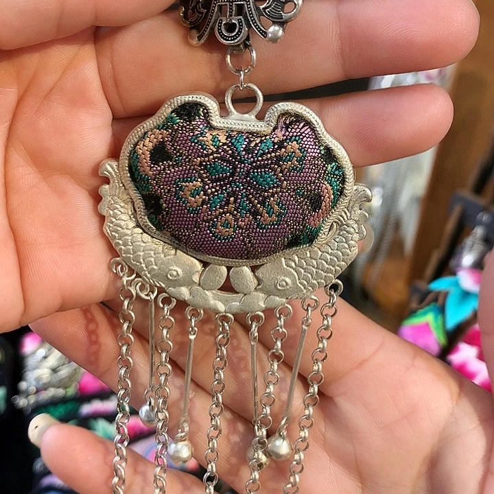 三醋酯纤维项链压襟