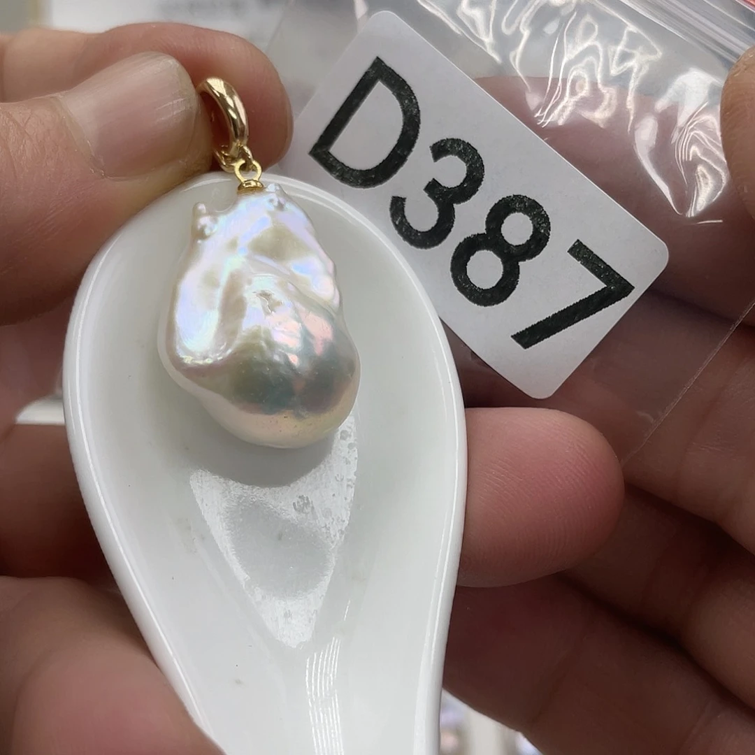 淡水珍珠颈饰银S925镶嵌