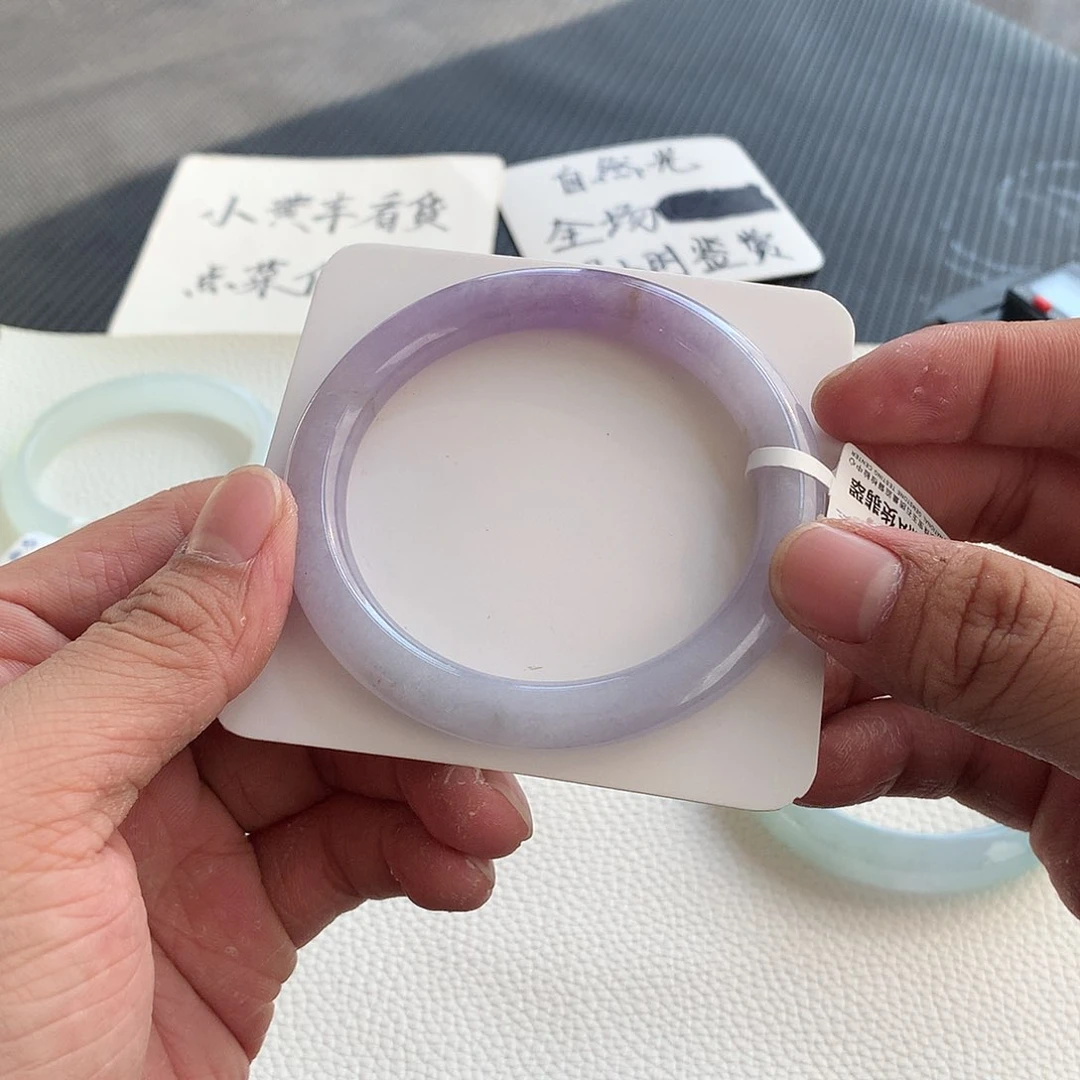 翡翠手镯未镶嵌55号 55号