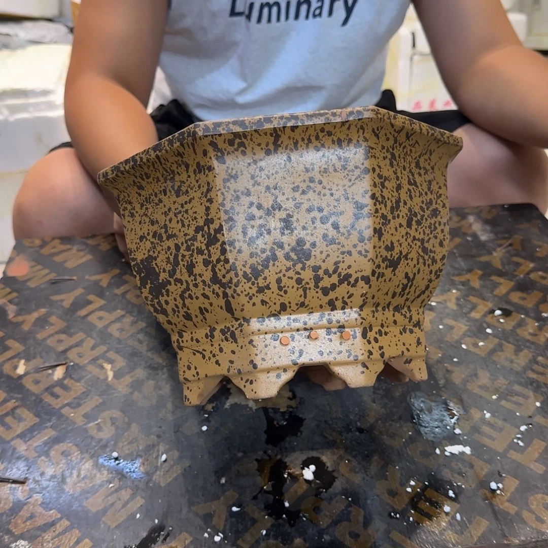 紫砂花盆口径26.16口径