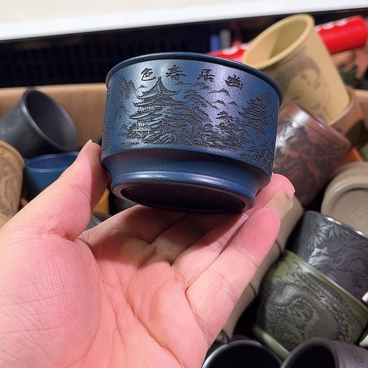茶杯紫砂全手工紫砂主人杯