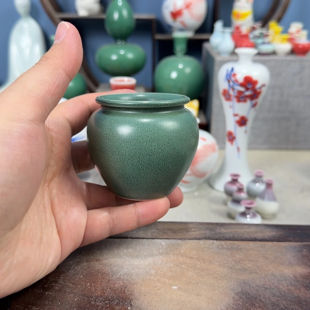 陶瓷手工小花器摆件