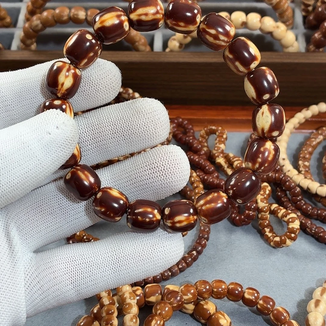 啵***丫紫金鼠吊坠半实心火烧云