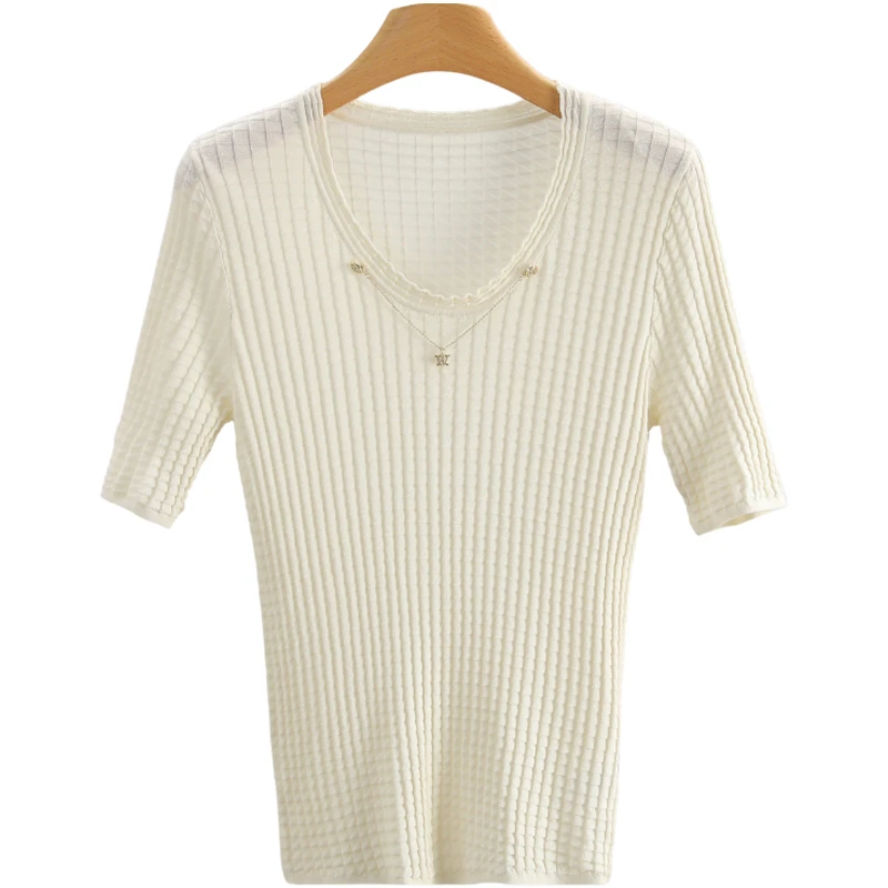 M348-伍莎服饰云仓百搭时尚新款毛衣#ZSM46M010