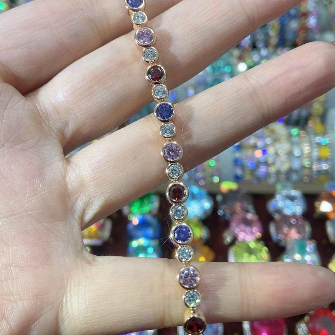 66锆石（处理）手链